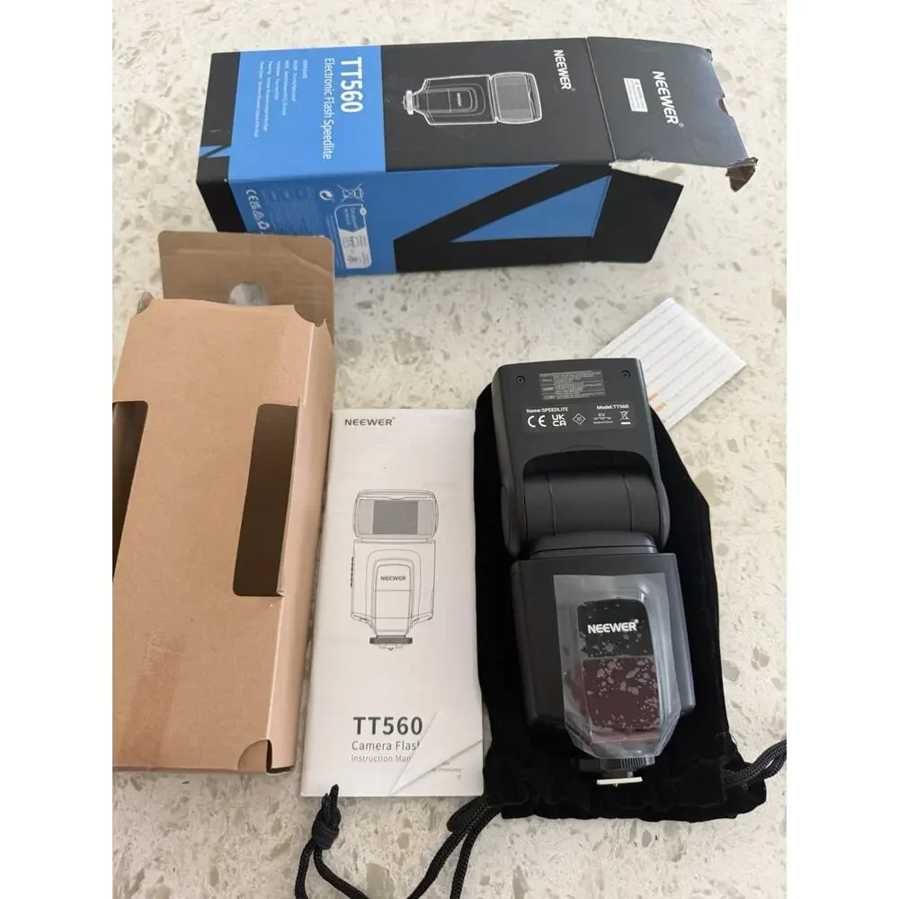 Neewer TT560 Flash Speedlite with Filters for Canon Nikon Panasonic Olympus NEW
